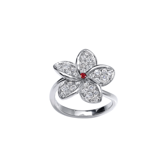 PLUMERIA ON MY MIND Single Flower Ring (Pre-order)