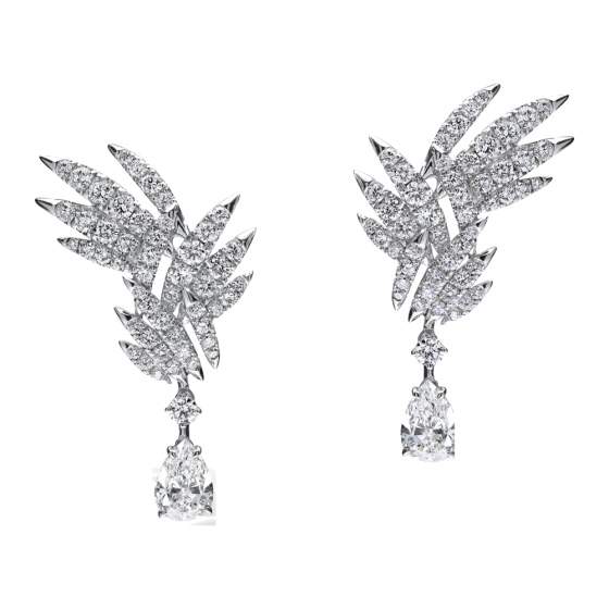 BORA BORA All Diamond Earrings  (Pre-order)