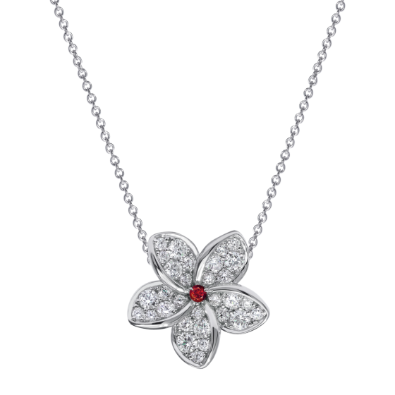PLUMERIA ON MY MIND Single Flower Necklace (Pre-order)