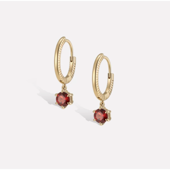 Italian Vintage Fashion Jewelry Rome Starburst Hoop Earrings